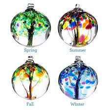 Check spelling or type a new query. Four Seasons Glass Globes Winter Summer Spring And Fall Seasonal Glass Handmade By Stephen Kitras Uncommon Goods