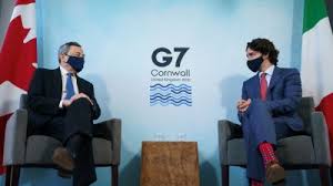 Jun 12, 2021 · canada's prime minister justin trudeau arrives at an official welcome during the g7 summit in carbis bay, cornwall, britain, june 12, 2021. G7 Justin Trudeau Met With The Italian Prime Minister Mario Draghi Canadian Chamber In Italy