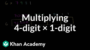 Don't memorise es 5 math multiply fraction x whole with area models multiplication of fractions with area and length models. Multiplying With Area Model 6 X 7981 Video Khan Academy