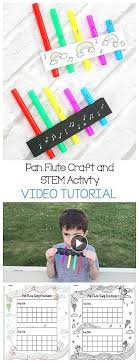 Pan Flute Stem Activity And Craft For Kids A Fun Homemade Musical Instrument For Kids To Explore The Scien Music For Kids Science For Kids Activities For Kids