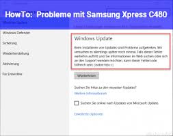 Weitere treiber für samsung drucker Probleme Mit Samsung Xpress C480 Windows 10 Net