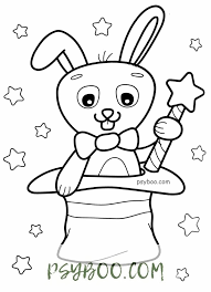 Each printable highlights a word that starts. Bunny In The Magic Hat Coloring Page Print Free Coloring Pages Pdf