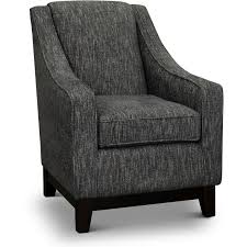 Contemporary Smoke Gray Accent Chair Mariko Grey Accent Chair Accent Chairs Smoke Grey