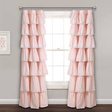 Pin By Megan Duhon On Baby Room Ruffle Curtains Blush Curtains Curtains