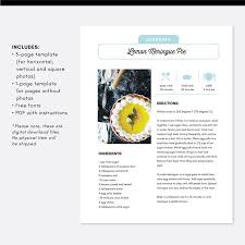 Editable Recipe Pages Template Apple Pages Microsoft Word Cookbook Printable Recipe Book Template Editable Recipes Cookbook Template Recipe Binder Create A Recipe Word File