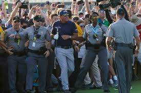 How many times has phil mickelson won the british open? Pga Officials Apologize After Crowd Surges Course To Celebrate Phil Mickelson S Win The Washington Post