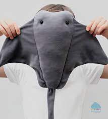Manta Toy Stingray Plushie Sea Animal Toy Fish Pillow Etsy In 2021 Stingray Manta Ray Plushies
