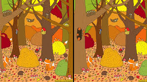Oct 29, 2020 · rebus puzzles, also known as word picture puzzles or picture riddles, use images or words to convey a phrase or message, typically a common idiom or expression. Spot The Difference Pictures Autumn Forest Edition Mental Floss