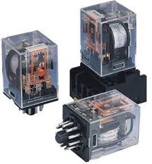 A relay is like a pushbutton combined with an electromagnet solenoid. Electromechanical Relay