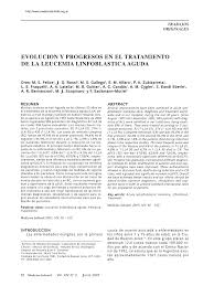 Unele persoane cu cancer au mai multe riscuri de a dezvolta neutropenie, inclusiv: Pdf Evolucion Y Progresos En El Tratamiento De La Leucemia Linfoblastica Aguda