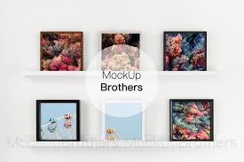 Free Square Frames Mockup Nursery Mock Up Multiple Frame Mockup Psd Free Psd Mockups In 2020 Mockup Free Psd Free Psd Mockups Templates Frame Mockups