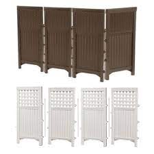 Touch device users, explore by touch or with swipe gestures. Suncast 4 Panel Wicker Screen Enclosure Bundled W Outdoor Screen 4 Panel Fence Target