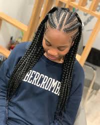 Curly weave hairstyle curly weave: Ghana Weaving Styles 2019 20 Simple And Classy Ghana Weaving Hairstyle You Should Rock Correct Ki Braided Hairstyles Cornrow Hairstyles Natural Hair Styles