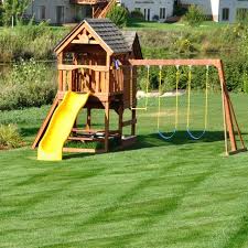 We apply a transparent stain that enhances the natural beauty of the lumber to compliment any yard. 10 Best Swing Sets For Your Yard 2020 Best Backyard Playsets