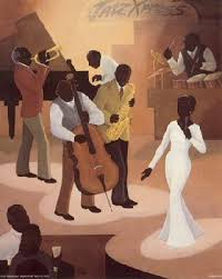 Original music artworks by canadian artist lena karpinsky. The Jazz Singer Black Art African American Art Jazz Art