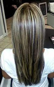Hand painting is better than foils for this type of effect as it allows for both a blended gradient and a high contrast of hues that provides maximum brightness. Womens Dp Maternity Navy Bandeau Top Blue Frosted Hair Brown Blonde Hair Brown Hair With Blonde Highlights