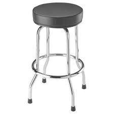 Back before stools were designed for comfort, steel was all the rage, and stools were made more for function and longevity. Torin Big Red 360 Degree Swivel Garage Shop Padded Bar Stool Cushion Seat Black Target