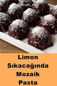 Limon Sikacaginda Mozaik Pasta Tarifi Mutfakgram Pasta Tarifleri Tatli Tarifleri Tatli