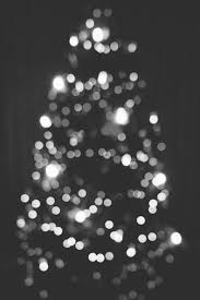 Black White Christmas Tree Lights Grunge Aesthetic Black White Christmas Black White Christmas Tree White Christmas Tree Lights