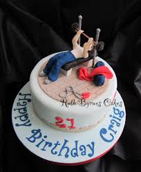 This trendy cake design for men is a lifestyle, a mood, a classy place you want to be seen at. Gym Birthday Cake Photo Bebea Gogo Health