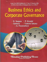 Business Ethics And Corporate Governance Telangana Univ
