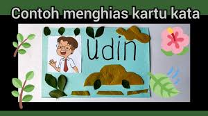 Download now us 16 19 10 off 1 set perlengkapan sekolah anak anak tk kelas dekorasi alat peraga permainan outdoor mainan. Contoh Membuat Menghias Kartu Kata Dengan Daun Yang Simple Youtube
