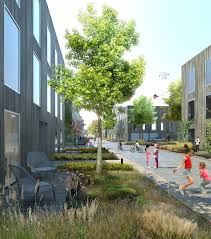 New Hamburg Terraces Lan Architecture Celebrate Topping Out Ceremony Sehir Planlama Peyzaj Avlular