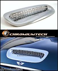 On s'approche de la fin de la construction de notre mini. Mk1 Bmw Mini Cooper S Jcw R52 R53 Chrome Capot Capuche Vent Air Ecope Admission Ebay