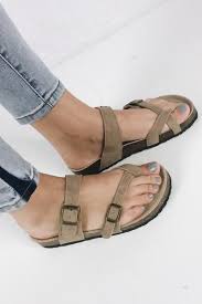 Birkenstock Ankle Strap Sandals Strappy Birkenstock Look Alike Sandal Crisscross Straps Form A Toe Loop With A Birkenstock Look Alike Sandals Heel Sandals Outfit Birkenstock Sandals Outfit
