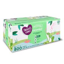 Parent S Choice Cucumber Baby Wipes 8 Flip Top Packs 800 Total Wipes Walmart Com Walmart Com