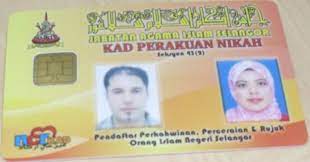 Surat pengesahan permohonan bernikah dari registry of muslim marriages (romm) (bagi warganegara singapura). Borang Permohonan Kad Nikah Selangor