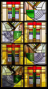 Essen Germany Stained Glass Window Of Jan Thorn Prikker In The B M V Church Window With Ornament With Cross And Li Stained Glass Stained Glass Panels Glass