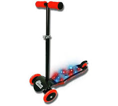 Buy Ozbozz Light Burst Black Red Scooters Argos Black And Red Stuff To Buy Black