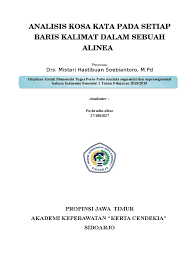 Penyusunan makalah sering kali menjadi tugas sekolah, tugas kuliah, materi ujian akhir, bahkan format penulisan yang biasa digunakan, berupa jenis huruf, ukuran huruf, margin, jenis kertas yang. Contoh Foto Folio Karya Ilmiah B Indonesia
