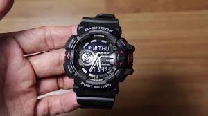 Manuals in up to 12 languages. Casio G Shock Ga 400 1b Black Edition Youtube