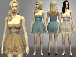 The sims resource es una de las más completas, aunque puede resultaré algo caótico encontrar tanto contenido de golpe. Nia S Cocktail Dress