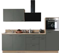 Express Kuchen Kuchenzeile Scafa Ohne E Gerate Vormontiert Mit Vollauszugen Und Soft Close Funktion Breite 260 Cm Online Kaufen Otto