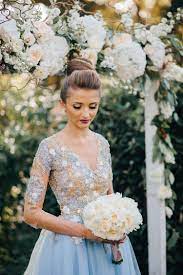 Pink Gold Wedding In Romania Blue Wedding Dresses Colored Wedding Dress Pale Blue Wedding