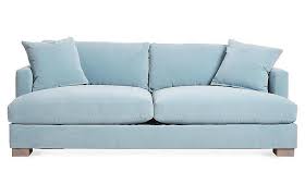 New transitional blue velvet living room 2 piece sofa couch loveseat set iraz. Hudson Light Blue Velvet Block Feet Sofa