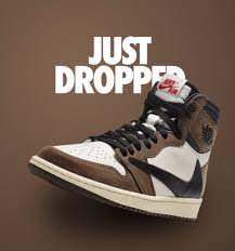 Set to become one of the most hyped footwear collaborations of the year, the sneaker comes in a military blue colorway. Travis Scott Air Jordan 1 Cd4487 100 Release Date Sneaker Bar Detroit Air Jordans Nike Fashion Sneakers Travis Scott Shoes