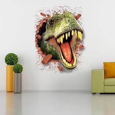 Get free shipping on qualified metal outdoor wall decor or buy online pick up in store today in the outdoors department. 3d Animal Dinosaur Wall Sticker Diy Removable Wall Decals Wallpaper Decorative Art Mural Home Decor Mural Wall Print Decal Buy Dinosaur Stickers 4 Year Old Boy Gifts Party Favors Product On Alibaba Com
