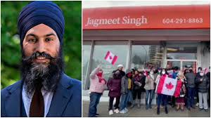 Jagmeet singh jimmy dhaliwal mp is a canadian politician who has served as the leader of the new democratic party since 2017. Protests Outside Jagmeet Singh S Office In Canada Over Khalistani Attacks