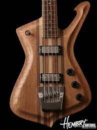 Laminated Cherry Walnut And Poplar Body So Beuatiful That I Could Just Hang This On My Wall Bass Guitar Guitar Electric Bass