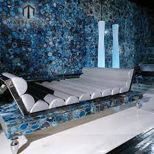 (1) gemstone is a great way to visually enhance any space in your home, from kitchen countertops to backsplashes, vanity tops and more. Best Ideas About House Interior Decor Blue Agate Slab Stone Price Agate Countertop Pfm Stone Building Art