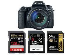 Check spelling or type a new query. Best Memory Cards For Canon Eos 77d Camera Times