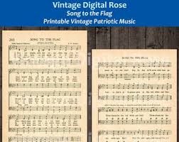 Is it a hymn, a gift of . Patriotic Music Etsy
