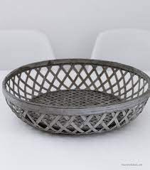 Salt™ faux rattan shelf basket in grey. Basket Rattan Tray Gray House Of Ideas Oriental Accessories And Polish Pottery Welcome To The World Of Ideas In House Of Ideas You Can Find Unusual For Your Home Decoration Items