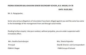 .rajagopalan, rajagopalan psbb, psbb kk nagar rajagopalan, rajagopal, psbb issue, rajagopal issue, yg mahendran school, kripali, kripali psbb, psbb case, psbb rajagopalan teacher, tamil news. Chinmayi Sripaada On Twitter Psbb As Of Now Rajagopalan Has Been Suspended By The School Management This Was The First Story That Came Up And She Clearly Says She Complained To The