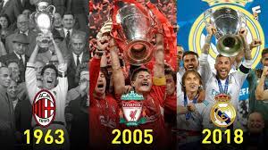 Uefa Champions League Winners 1956 2018 Footchampion Futbol