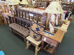 Rebelle home offers an extensive selection of american made furniture for every room: Handcrafted Log Furniture Sisters Log Furniture